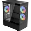 Obudowa Aerocool AeroCool Obudowa Viewport Mini-G-BK-v4 Micro/MiniITX ARGB juodas