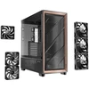 „Antec Flux Pro Noctua Edition“, bokšto tipo korpusas – stiklas/medis, įskaitant NA-FH1 ventiliatoriaus šakotuvą