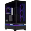 ASUS dėklas PRIME AP304 TG ARGB Juodas, ATX, permatomas šonas, 4x120mm ARGB, juodas