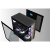 „Darkflash DS900W“ kompiuterio korpusas be ventiliatorių (juodas)