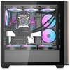 Darkflash DS900WS computer case (juodas) + 4 fans