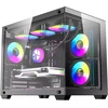 DarkFlash B275 PRO computer case (juodas) + 6 fans
