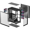 Kompiuterio korpusas Deepcool CG580 4F | Juodas | Mid tower