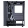 ZENPC Z5 tinklelio juodas kompiuterio korpusas 4x Fander P12 PWM PST ARGB 120mm