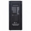 ZENPC Z5 tinklelio juodas kompiuterio korpusas 4x Fander P12 PWM PST ARGB 120mm