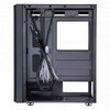 Usorteret ZENPC Z5 tinklelio juodas kompiuterio korpusas 4x Fander P12 PWM PST 120mm