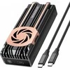GRAUGEAR externes Gehuse M.2NVMe SSD PCIe4.0 40Gbit