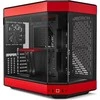 Hyte Y60 Midi Tower, Tempered Glass - juodos spalvos/raudonos spalvos