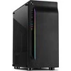 Važiuoklė INTER-TECH A-3411 Creek Gaming Tower, ATX, 1xUSB3.0, 2xUSB2.0, maitinimo šaltinis pasirinktinai, Lango šoninis skydelis, LED lemputė priekyje, integruotas RGB LED, Juodas