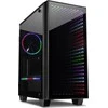 Važiuoklė INTER-TECH X-608 INFINITY MICRO, microATX, RGB, priekinis ir šoninis grūdintas stiklas, be maitinimo šaltinio
