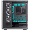 Jonsbo D401 PC-case, Midi Tower, ATX, Tempered Glass - juodas