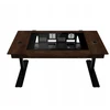 Lian Li DK07 Wood rašomojo stalo ruda-juoda 148 cm x 87.7 cm