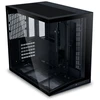 Lian Li O11 Dynamic Mini V2 Flow PC-kompiuterio korpusas, Mini-kompiuterio korpusas, ATX, Tempered Glass – inklusive 5x 120-mm-Lüfter, juodos spalvos