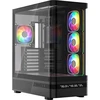 MODECOM Volcano Volcano AQ200 ARGB Midi Juodas