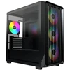„Montech X5M“ kompiuterio korpusas, vidutinio dydžio bokštas, „Micro-ATX“, ARGB, grūdintas stiklas – Juodas