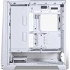 PHANTEKS Eclipse G400A PC kompiuterio korpusas, Midi-Tower, E-ATX, grūdintas stiklas, D-RGB – baltos spalvos