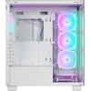 Rampage Hydra V1 Obudowa PC 4x wentylator USB C/USB A ARGB + hub, balta