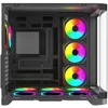 Rampage LYRON Gamingowa obudowa PC Mid Tower 7xFan ARGB PWM juoda