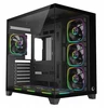 Rampage Obudowa PC ze szkłem hartowanym SEALITE 7x wentylator ARGB PWM Juoda