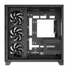 Rampage Obudowa PC ze szkłem hartowanym SEALITE 7x wentylator ARGB PWM Juoda