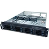 Serverio korpusas Fantec SRC-2080X07-12G/6G-BCE 2HE 8xSAS&SATA (be maitinimo šaltinio)