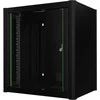 Lanview RWM12U45BL serverio korpusas 12U Rack Spinda Hanging Juodas