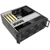 SilverStone RM4A 4U Rackmount, Rack, Server-case - juodas, 4 Hheneinheiten