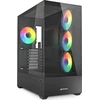 Sharkoon AK6 RGB ATX 1xGlas Juodas