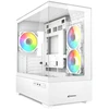 Sharkoon MK6 RGB Micro-ATX 1xGlass Baltas