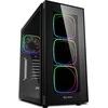MIDI Sharkoon TG6 RGB. Glasfenster. Lfter LED RGB
