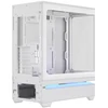 ASUS korpusas PRIME AP304 TG ARGB Baltas, ATX, permatomas šonas, 4x120mm ARGB, balta