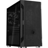 „SilverStone Fara H1M“, grūdintas stiklas – juoda
