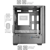 „Tacens Mars Gaming MCVECTOR“ kompiuterio korpusas Mini Tower Juodas