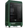 „Thermaltake The Tower 200“, bokšto tipo korpusas – tamsiai žalias, grūdintas stiklas