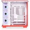 „Thermaltake View 380 XL TG ARGB“, bokšto tipo korpusas – raudonas, grūdintas stiklas x 2