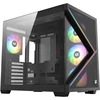 Usorteret XYZ PC GEAR Qubex ARGB korpusas juodas (X-CS-QUBEX-B)