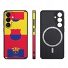 Ocpc FC Barcelona dėklas, skirtas Samsung Galaxy S25 Plus, magnetinis dėklas, MagSafe OCFCBMCS25PMF MF