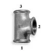Odlewnia Zawiercie 2 x 5 / 4 x 2 "redukcinis trikampis cinkuotas