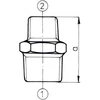 Odlewnia Zawiercie 2 x 5/6" cinkas