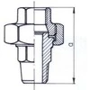 Odlewnia Zawiercie Fiksuota sankabA su NW sankabA be 1 "krašto cinkuoto Nr. 59arba (590779162592)