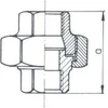 Odlewnia Zawiercie Plokštė jungtis su sandarikliu be 11 / 2 "juodo Nr. 48 (5907791622884)