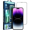 Oem 5D Full Glue Tempered Glass for iPhone 13 PRO MAX / 14 PLUS with applicator juodas