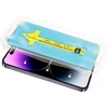 Oem 5D Full Glue Tempered Glass for iPhone 13 PRO MAX / 14 PLUS with applicator juodas