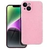 Oem Originalus dėklas, skirtas iPhone 16e (SE 4 2025) / 17e, skaidrus, 2 mm, mirksinčios rožinės spalvos