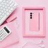 Dėklas Oem CLEAR CASE 2 mm BLINK skirtas Samsung Galaxy S25 Ultra rožinės spalvos