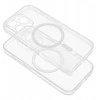 Dėklas Oem Case for iPhone 15 PRO MAX Clear Mag Cover (STR / CAMERA PROTECTION) compatible with MagSafe transparent glitter