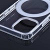 Dėklas Oem Case for iPhone 16e (SE 4 2025) / 17e Clear Mag Cover (STR) compatible with MagSafe transparent
