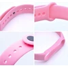 Oem Silicone apyrankė for XIAOMI Mi Band 5 / 6 / 7 pink (37)