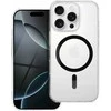 OEM dėklas, skirtas iPhone 12 / 12 PRO, „Drop Glue“ spalvotas žiedinis Mag dėklas, suderinamas su „MagSafe“ juodas
