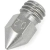 Oem Grūdinto plieno ekstruderio antgalis 0.2mm MK8 1.75mm plastikui